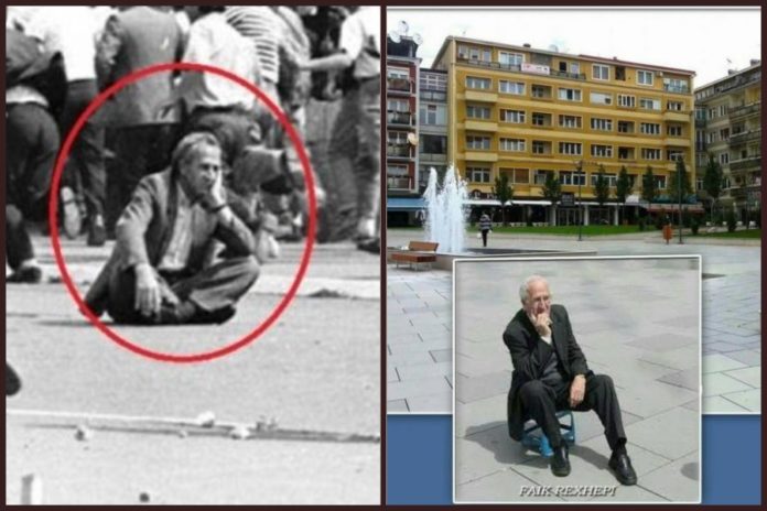 I uIur këmbëkryq sfidoi poIicinë serbe, flet njeriu i përjetësuar në bronz në qendër të Prishtinës