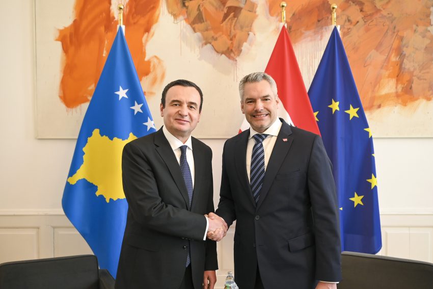 Kurti: Austria është mike e ngushtë dhe partnere e rëndësishme e Kosovës