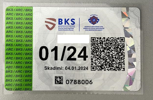 Njofton BKS: Nga një janari stikersat me ngjyrë të gjelbër