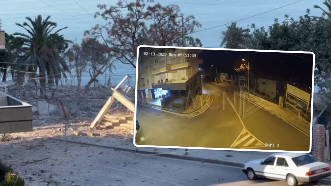 Dalin pamjet e shpërthimit të tritolit në Sarandë, hoteli shkatërrohet plotësisht (VIDEO)