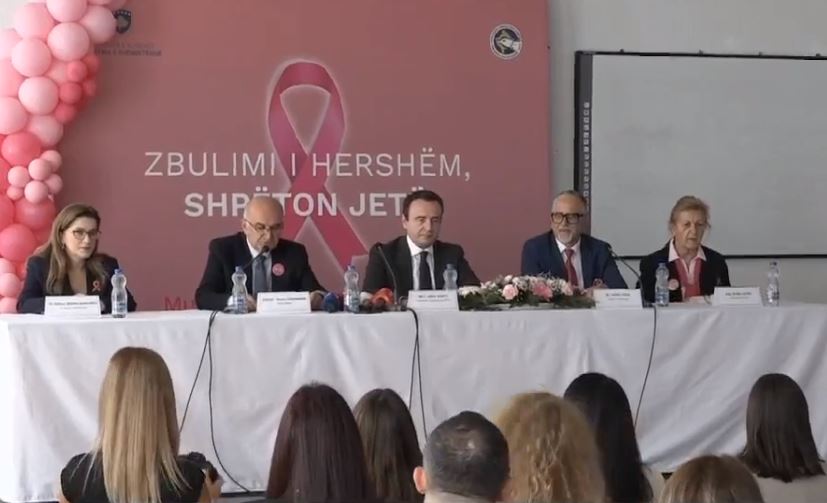 Kurti: Kontrollet e vazhdueshme të domosdoshme me rastin e muajit të ndërgjegjësimit për kancerin e gjirit