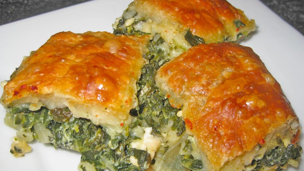Byrek me hithra dhe kos, i shijshëm plot vlera ushqyese