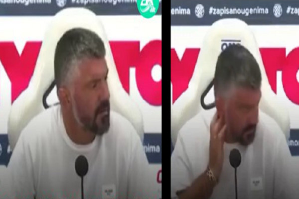 ​Gattuso humb durimin me gazetarët kroatë