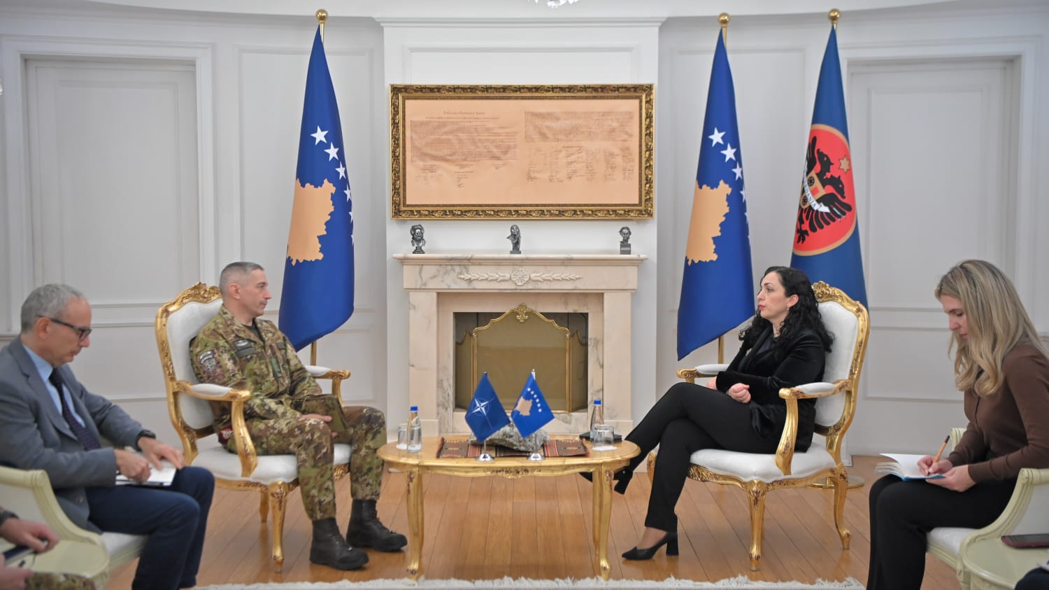 Osmani në takim me komandantin e KFOR-it: Sulmi dëshmon qëllimet e Serbisë për destablizimin e Kosovës