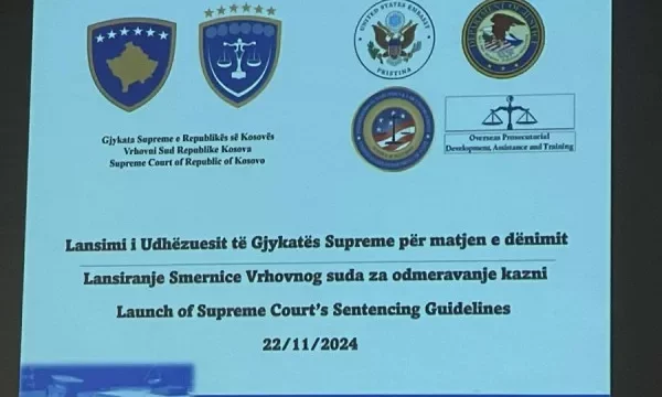 Supremja lanson udhëzuesin për matjen e dënimit