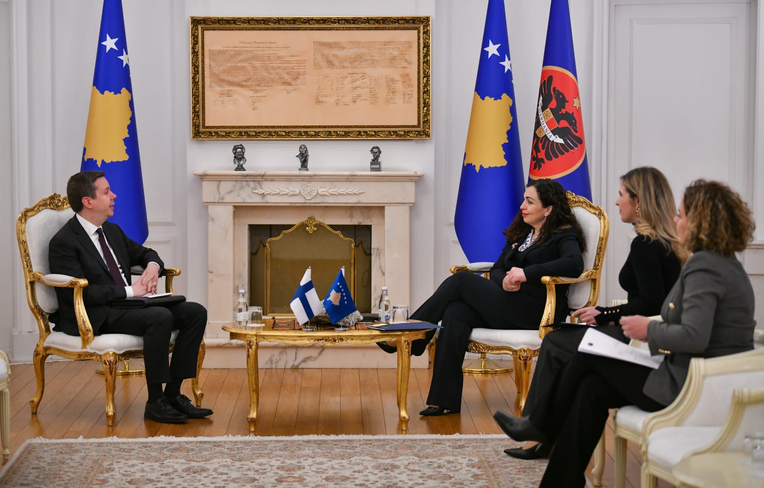 Osmani takohet me ambasadorin e Finlandës, diskutohet për forcimin e marrëdhënieve dypalëshe