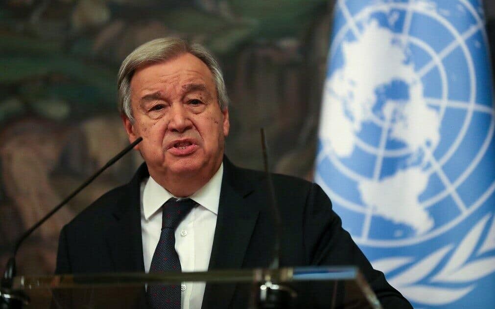Guterres paralajmëron “kaos në botë”, nëse nuk respektohet Ligji Ndërkombëtar për Ukrainën