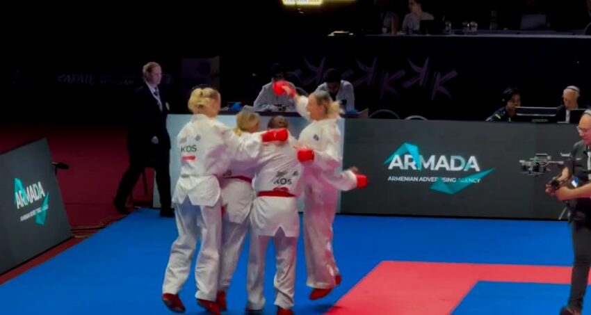 Ekipi i vajzave në karate ka fituar medaljen e bronztë në Kampionatin Evropian